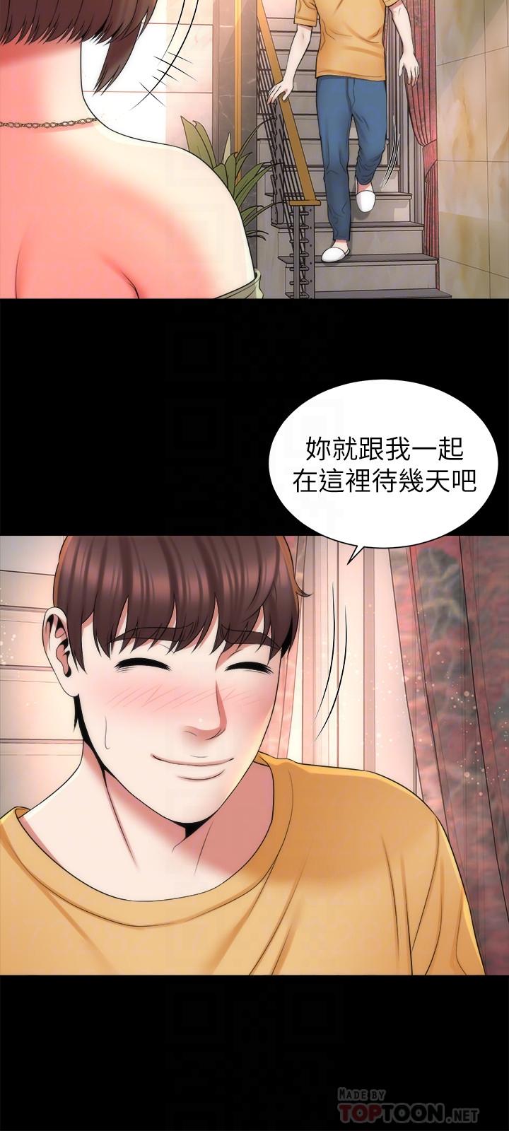 《隔壁母女》漫画 第39話-妍秀的大膽戰袍