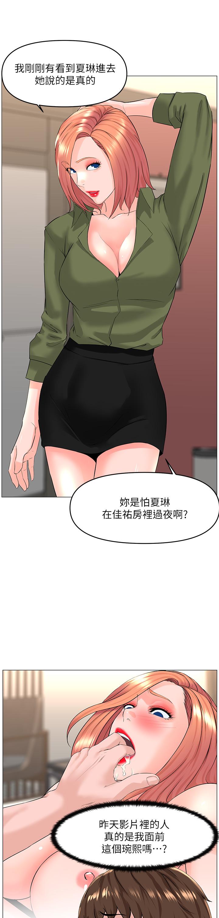《樓上的網美》漫画 第50話-今晚家裡只剩我們