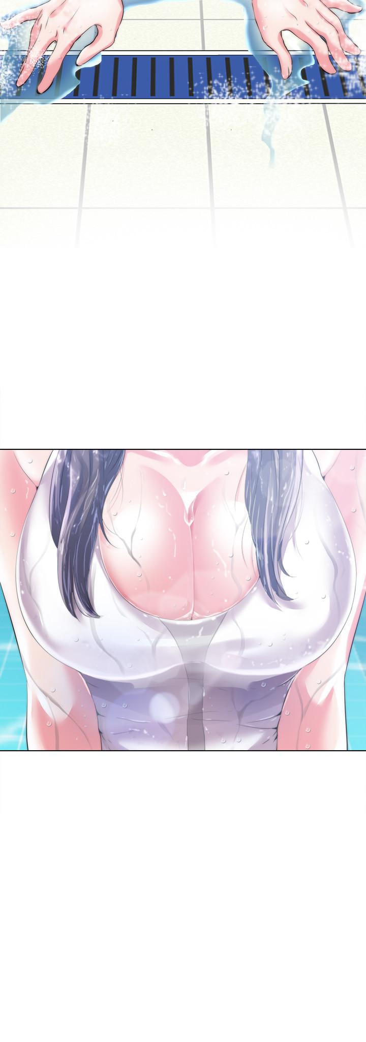 《滿溢游泳池》漫画 第1話-我把初戀的泳衣撕破了