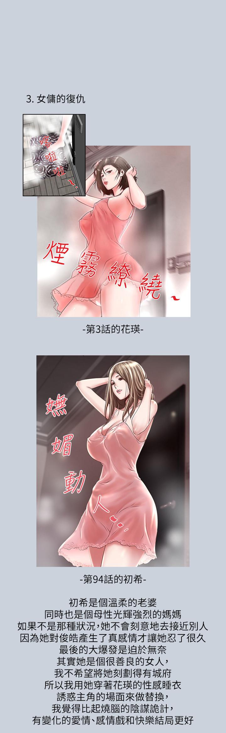《下女,初希》漫画 後記