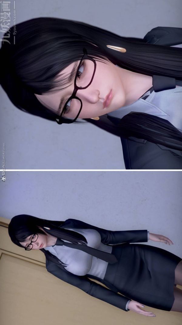 《[3D]被學生威脅的絲襪老師李若雪》漫画 第03話
