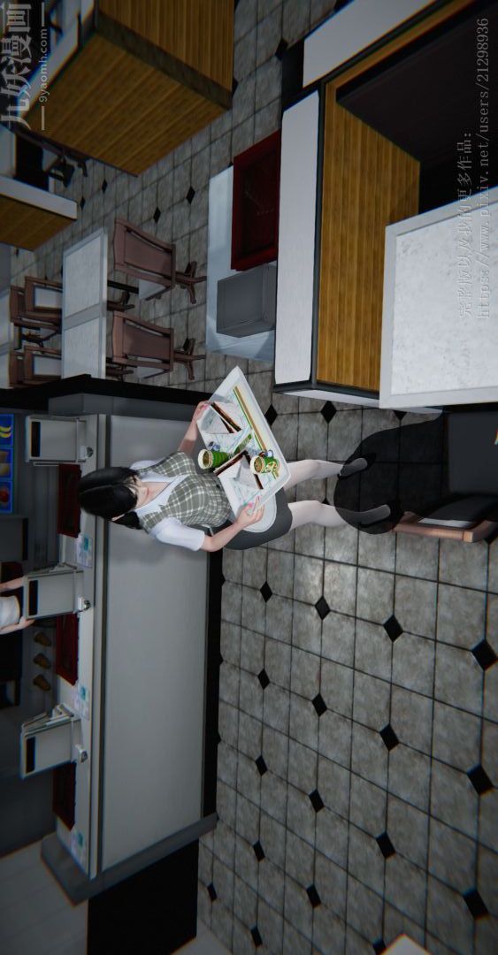 《[3D]我是你爸系列》漫画 04-高阿姨的回忆