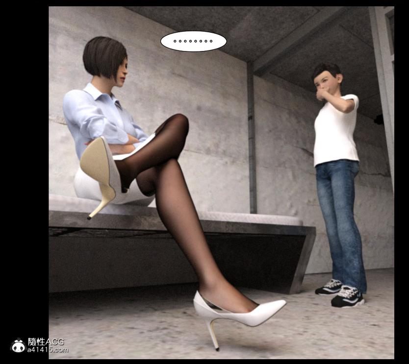 《[3D]绑架王阿姨 表姐往事[黑丝]》漫画 绑架王阿姨_3