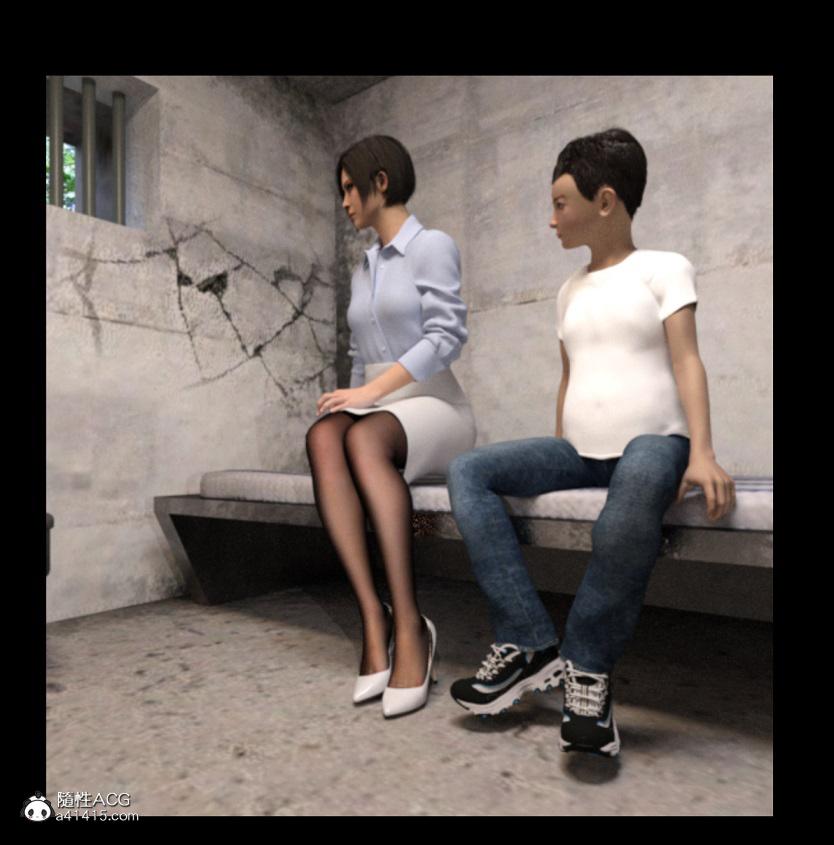 《[3D]绑架王阿姨 表姐往事[黑丝]》漫画 绑架王阿姨_3