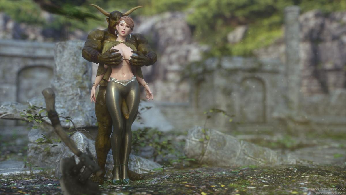 《[3D]精靈奴隸 珍娜的複仇[完结]》漫画 01-志願者-B