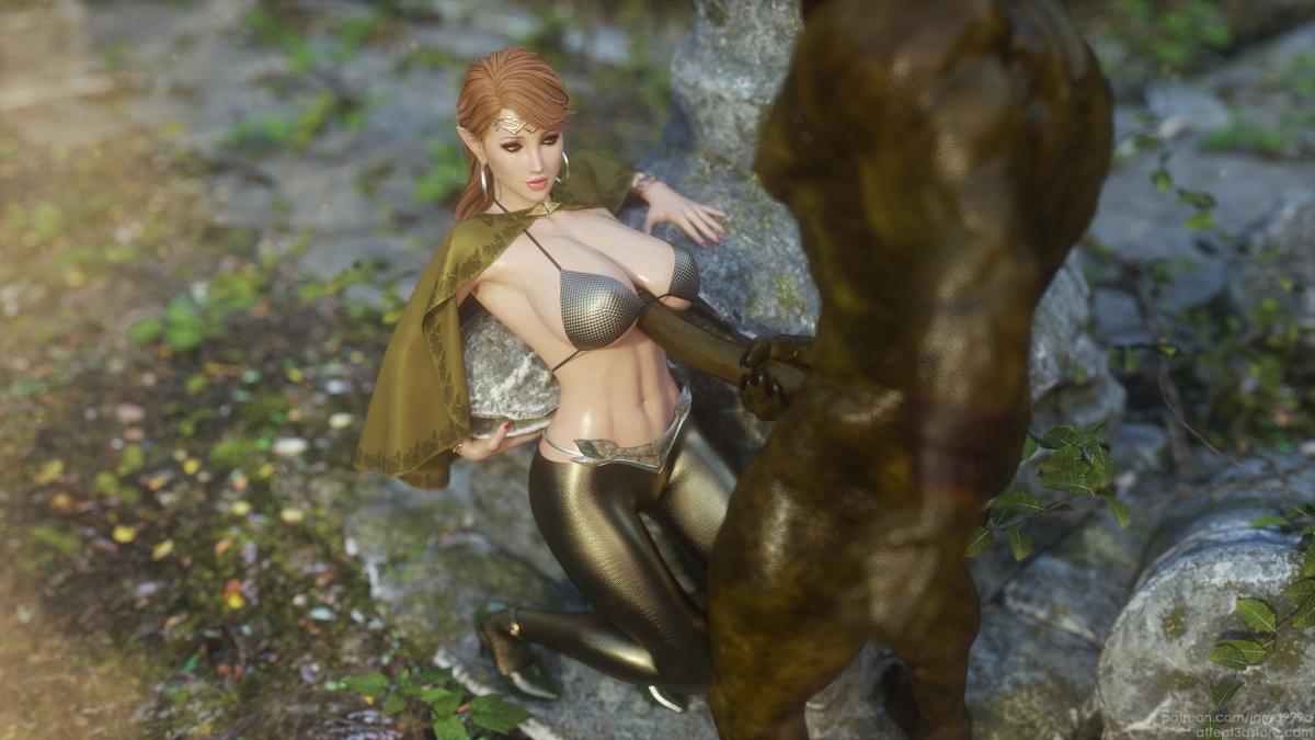 《[3D]精靈奴隸 珍娜的複仇[完结]》漫画 01-志願者-B