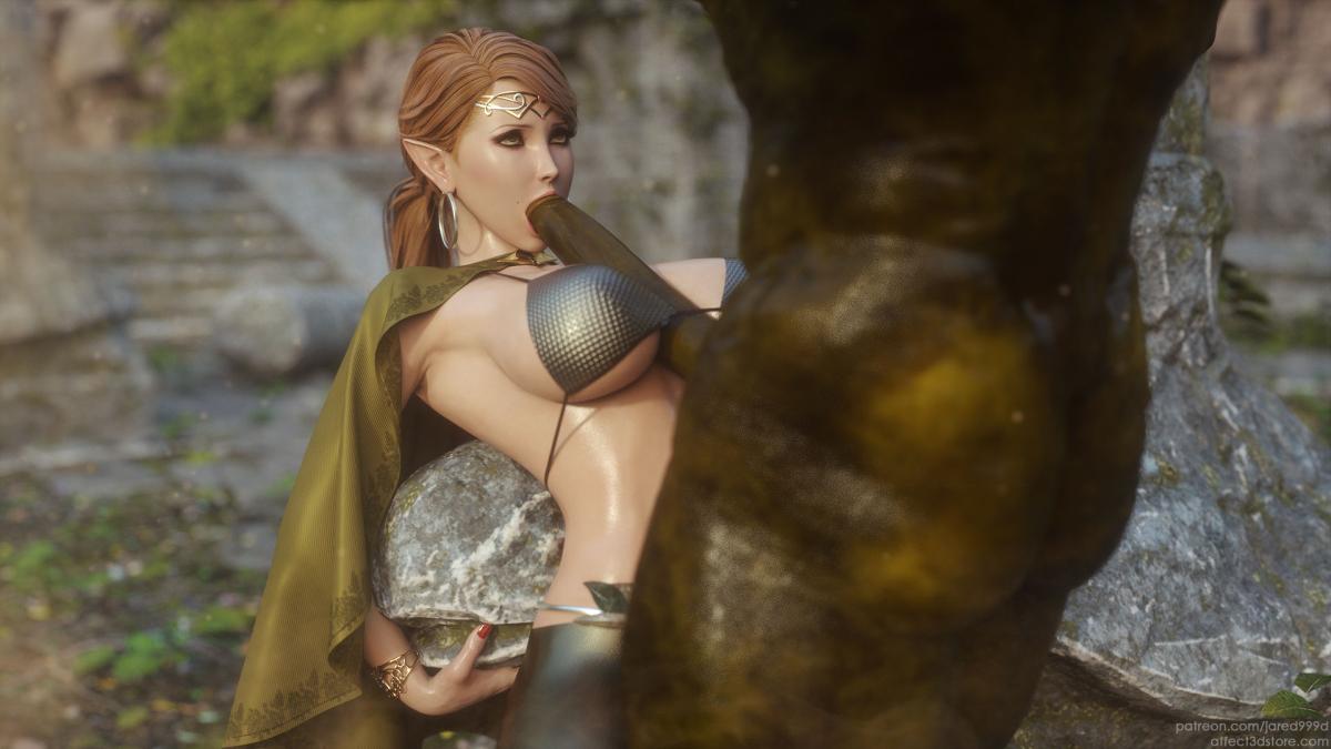 《[3D]精靈奴隸 珍娜的複仇[完结]》漫画 01-志願者-B