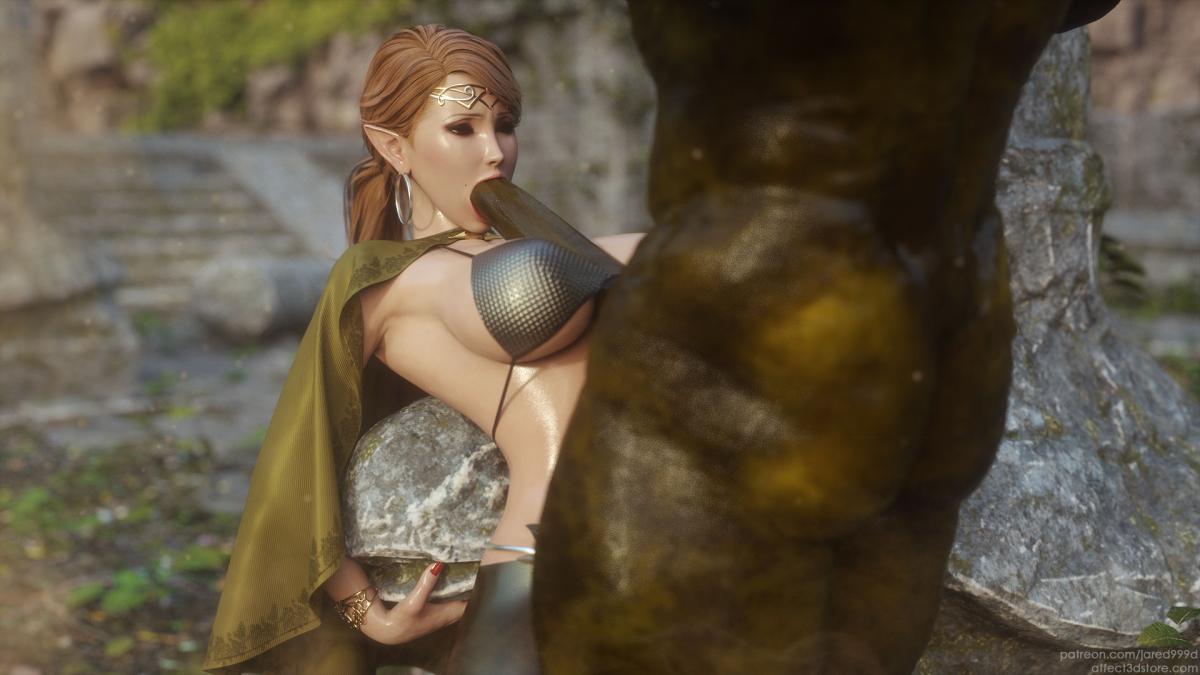 《[3D]精靈奴隸 珍娜的複仇[完结]》漫画 01-志願者-B