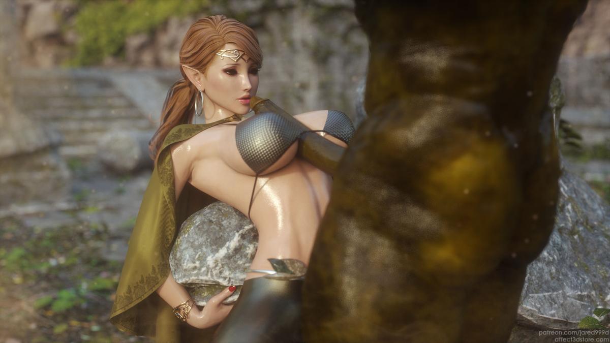 《[3D]精靈奴隸 珍娜的複仇[完结]》漫画 01-志願者-B