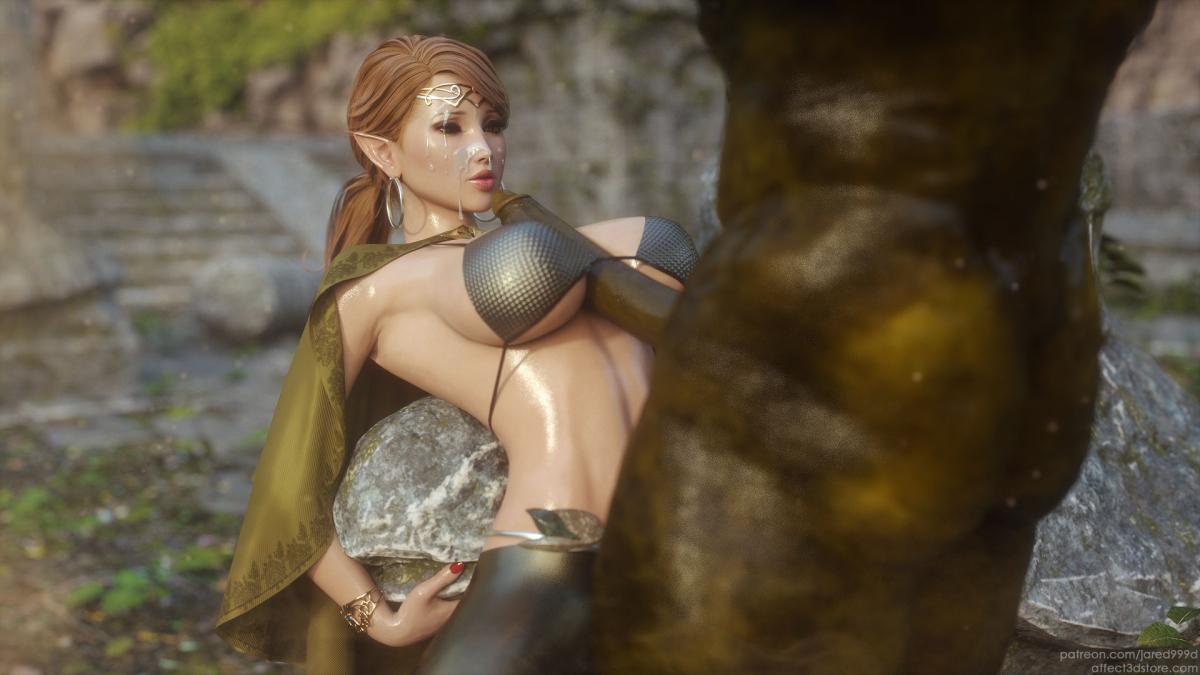 《[3D]精靈奴隸 珍娜的複仇[完结]》漫画 01-志願者-B