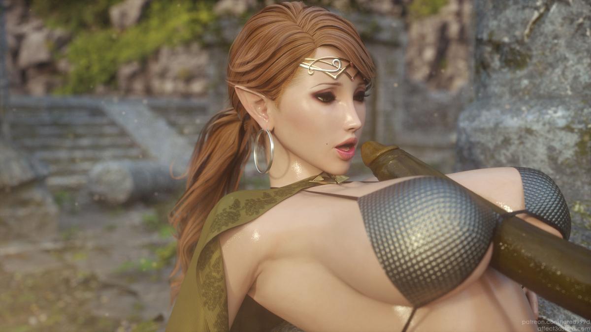《[3D]精靈奴隸 珍娜的複仇[完结]》漫画 01-志願者-B