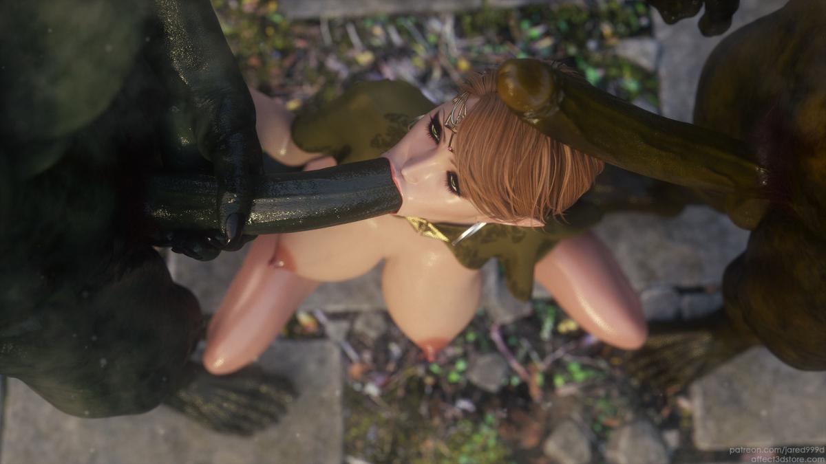 《[3D]精靈奴隸 珍娜的複仇[完结]》漫画 01-志願者-B