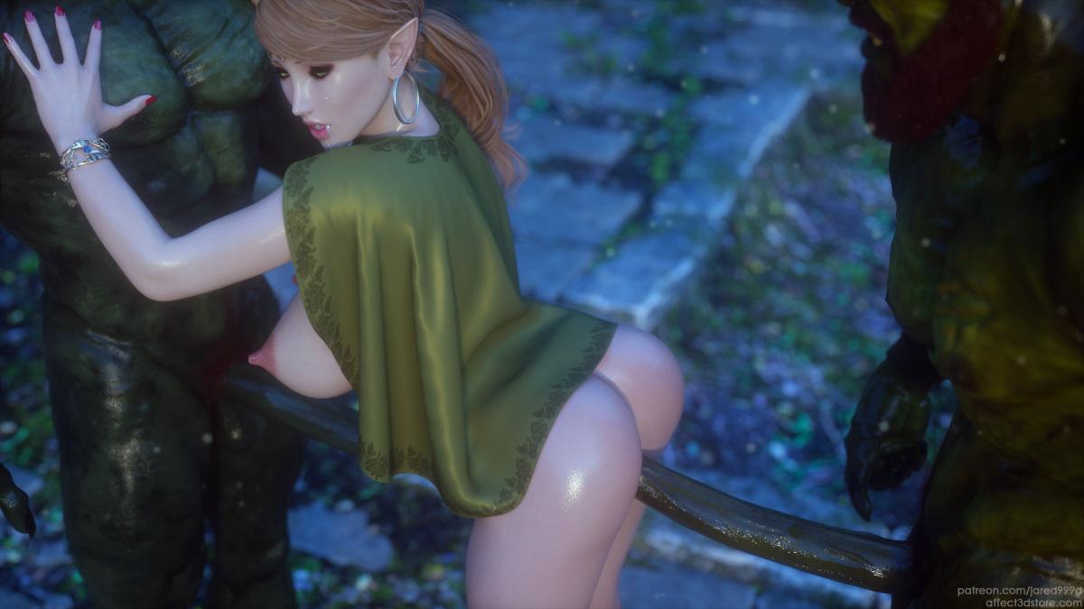 《[3D]精靈奴隸 珍娜的複仇[完结]》漫画 01-志願者-B