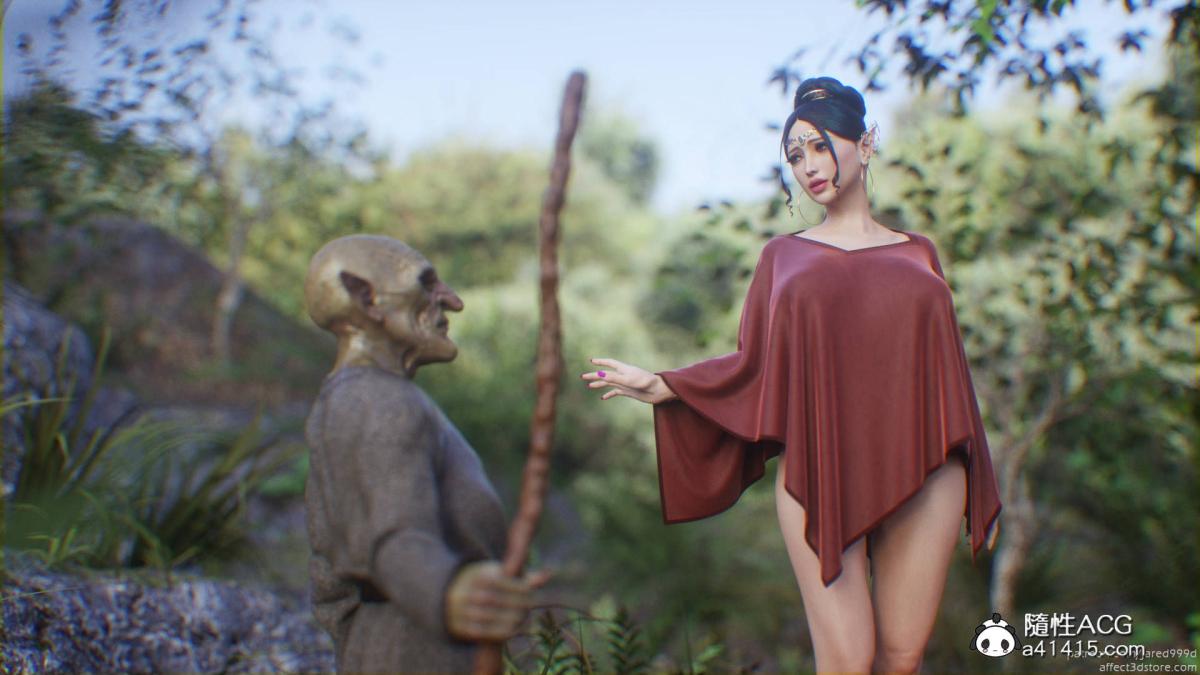 《[3D]精靈奴隸 珍娜的複仇[完结]》漫画 02-純粹的精靈