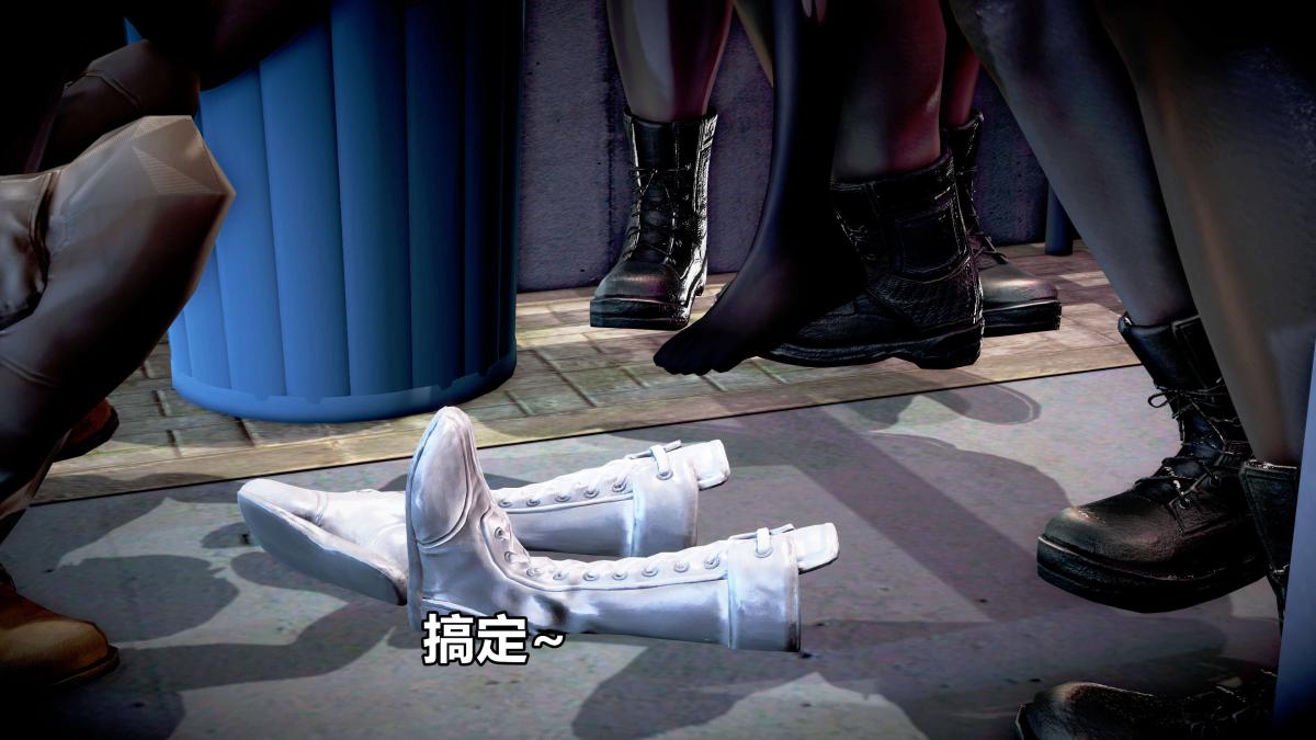 《[3D]极上美脚女警官绝望堕落》漫画 上-03