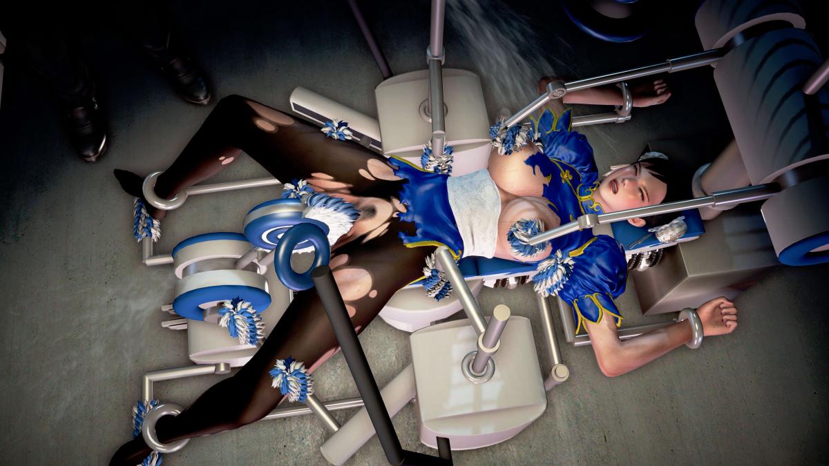 《[3D]极上美脚女警官绝望堕落》漫画 下-01