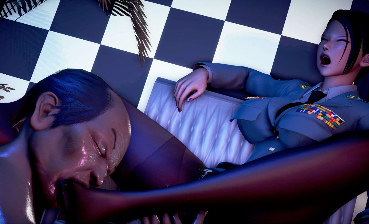 《[3D]极上美脚女警官绝望堕落》漫画 下-03