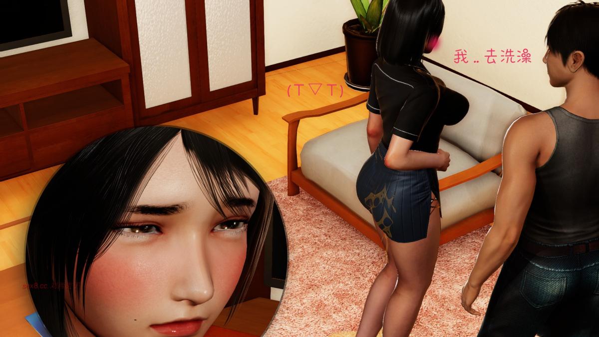 《[3D]王石的女朋友以及阿姨和闺蜜》漫画 上集