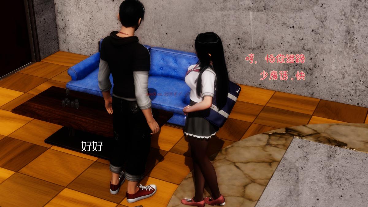 《[3D]王石的女朋友以及阿姨和闺蜜》漫画 下集