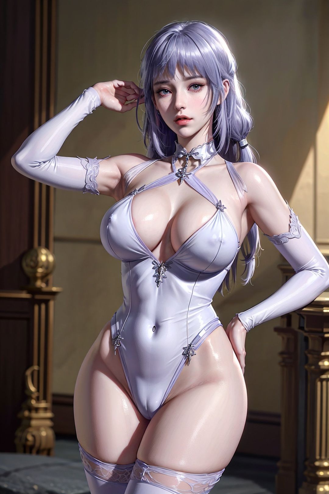 《[AI繪畫]國漫鬥羅大陸女主小舞.千仞雪.白沈香.胡列娜.波賽西.朱竹清.寧榮榮.阿銀》漫画 第10話