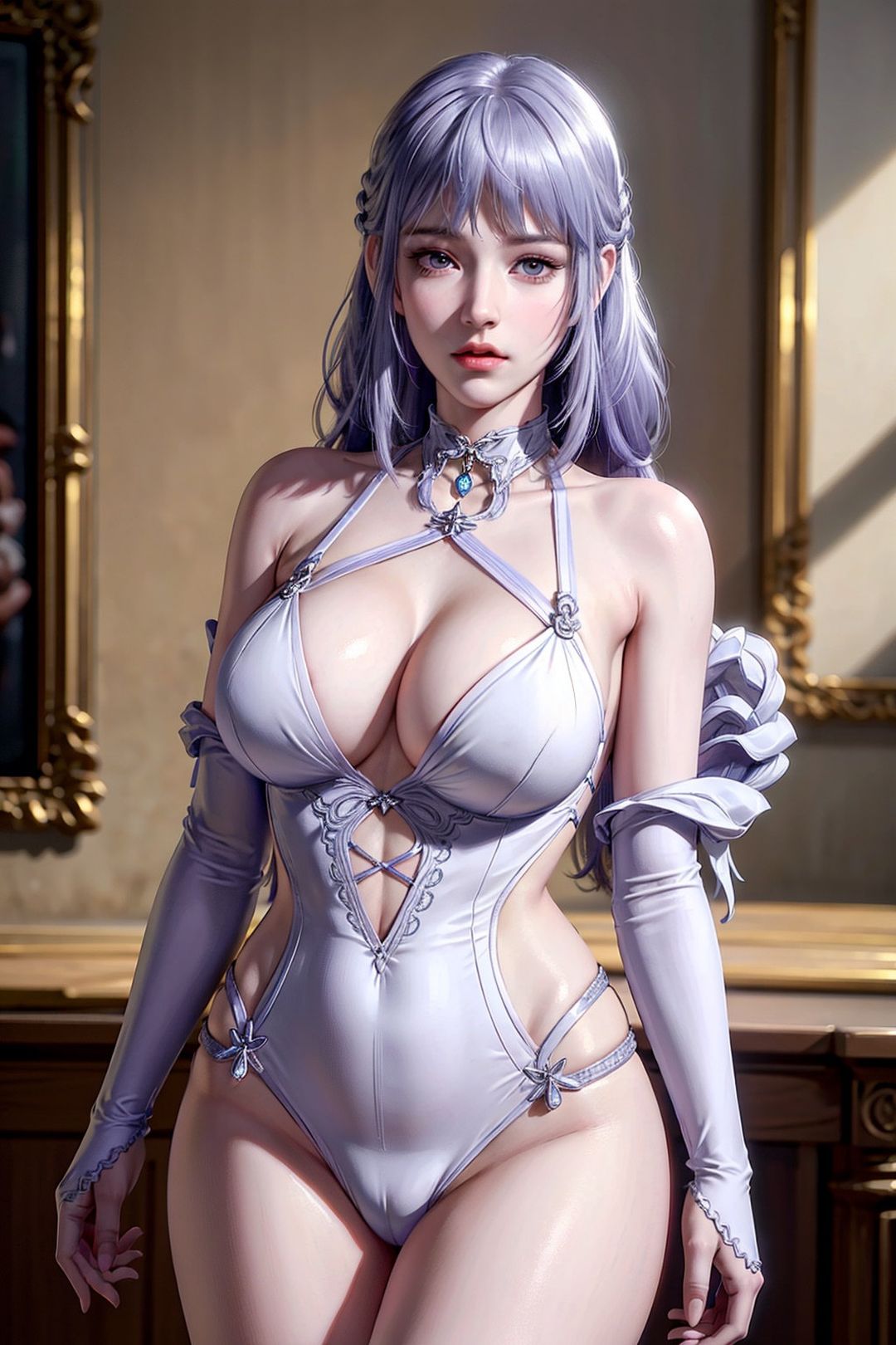 《[AI繪畫]國漫鬥羅大陸女主小舞.千仞雪.白沈香.胡列娜.波賽西.朱竹清.寧榮榮.阿銀》漫画 第10話