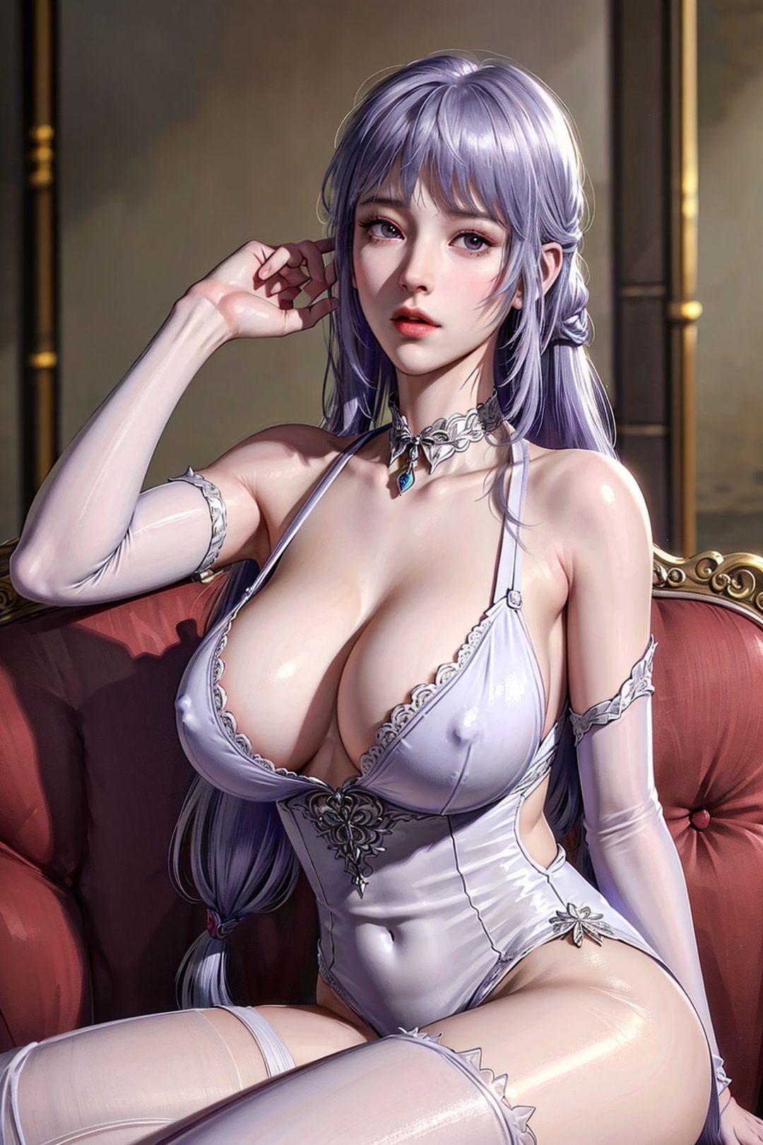 《[AI繪畫]國漫鬥羅大陸女主小舞.千仞雪.白沈香.胡列娜.波賽西.朱竹清.寧榮榮.阿銀》漫画 第10話