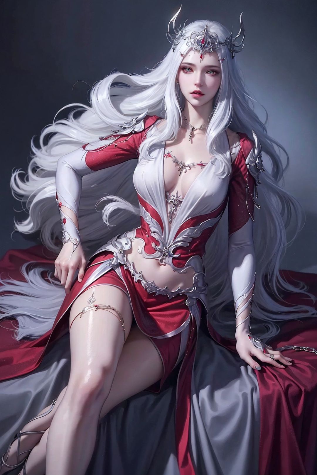 《[AI繪畫]國漫鬥羅大陸女主小舞.千仞雪.白沈香.胡列娜.波賽西.朱竹清.寧榮榮.阿銀》漫画 第13話