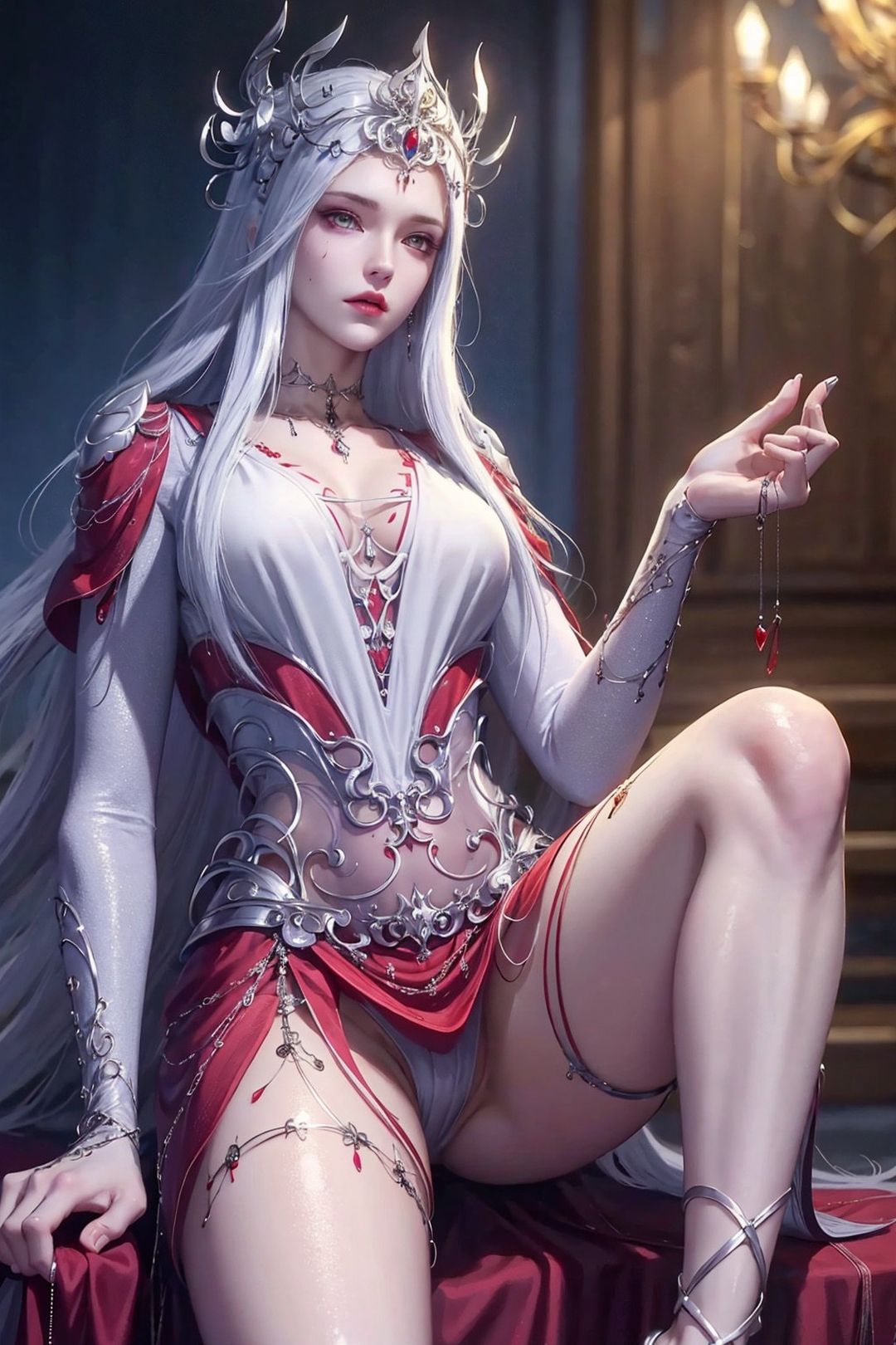 《[AI繪畫]國漫鬥羅大陸女主小舞.千仞雪.白沈香.胡列娜.波賽西.朱竹清.寧榮榮.阿銀》漫画 第13話
