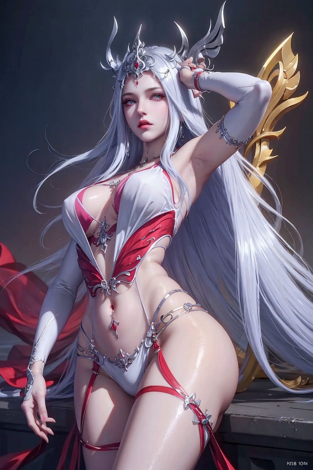 《[AI繪畫]國漫鬥羅大陸女主小舞.千仞雪.白沈香.胡列娜.波賽西.朱竹清.寧榮榮.阿銀》漫画 第13話