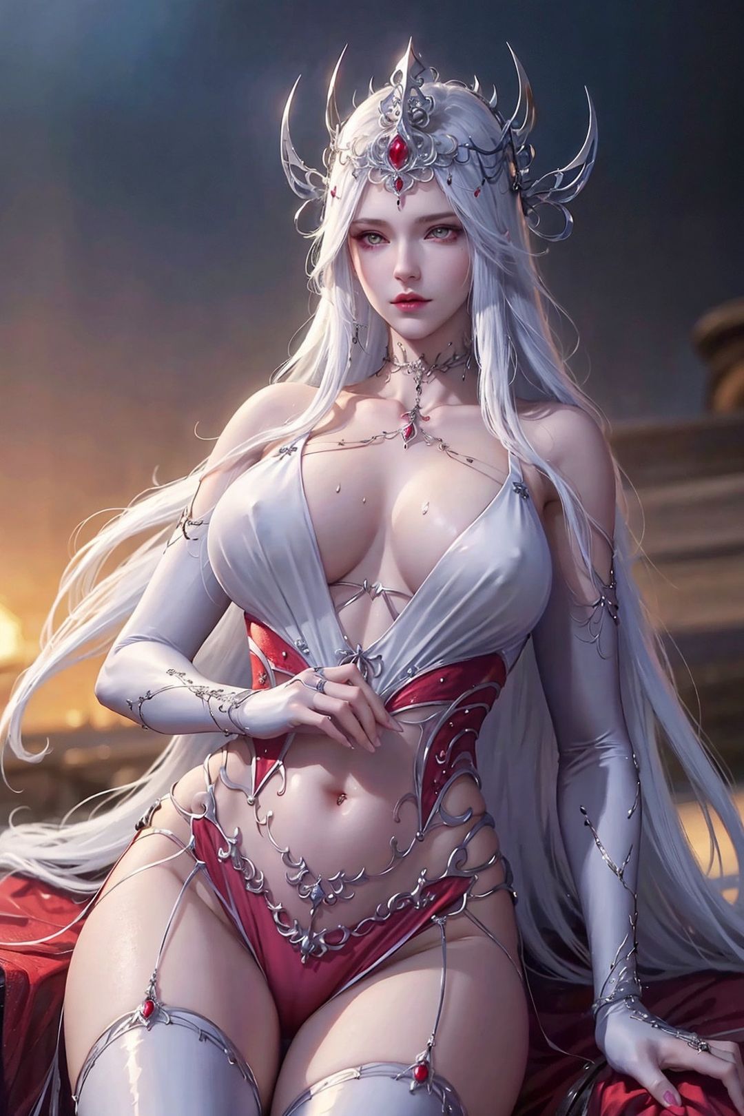 《[AI繪畫]國漫鬥羅大陸女主小舞.千仞雪.白沈香.胡列娜.波賽西.朱竹清.寧榮榮.阿銀》漫画 第13話