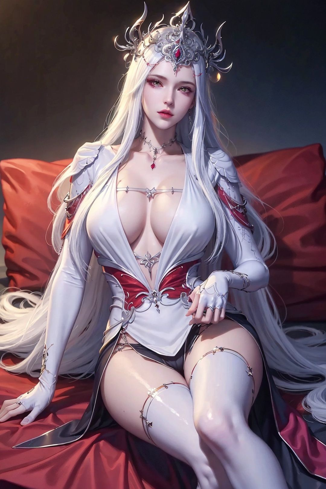 《[AI繪畫]國漫鬥羅大陸女主小舞.千仞雪.白沈香.胡列娜.波賽西.朱竹清.寧榮榮.阿銀》漫画 第13話