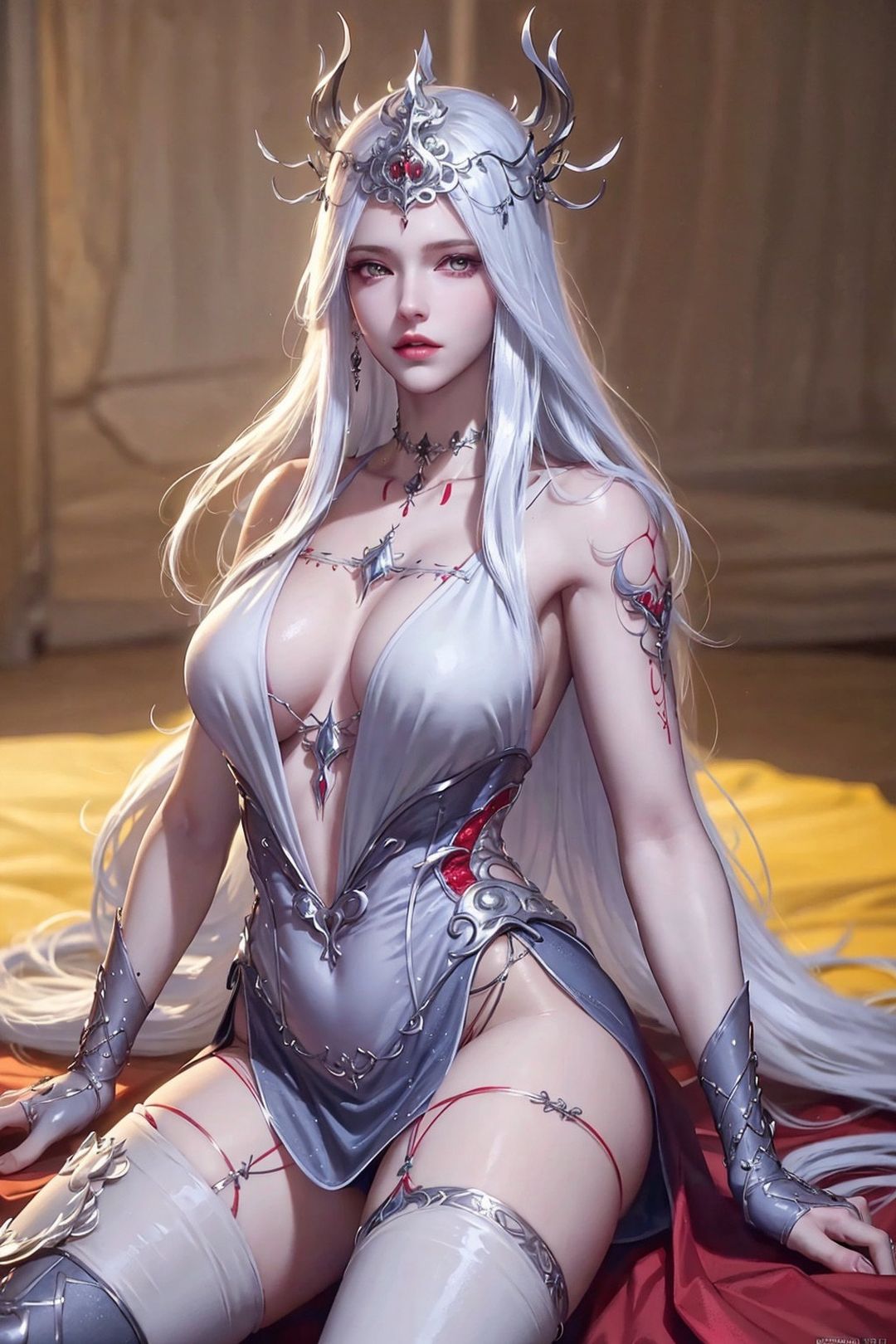 《[AI繪畫]國漫鬥羅大陸女主小舞.千仞雪.白沈香.胡列娜.波賽西.朱竹清.寧榮榮.阿銀》漫画 第13話