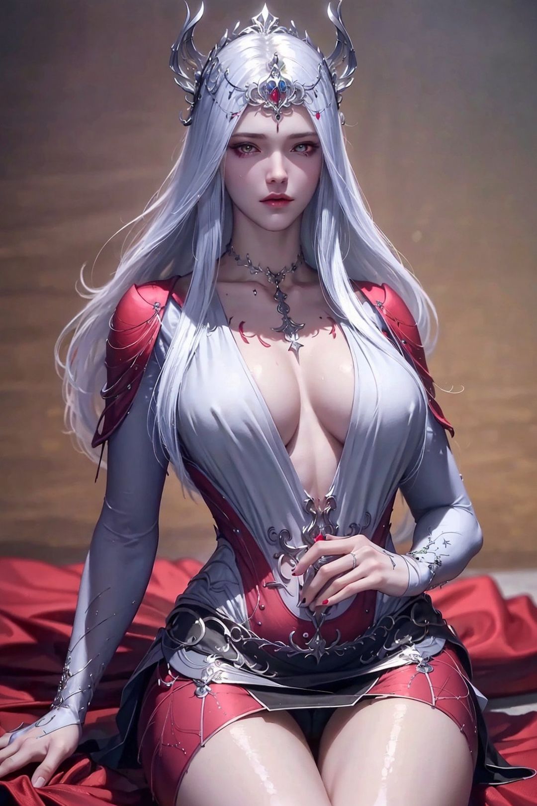 《[AI繪畫]國漫鬥羅大陸女主小舞.千仞雪.白沈香.胡列娜.波賽西.朱竹清.寧榮榮.阿銀》漫画 第13話