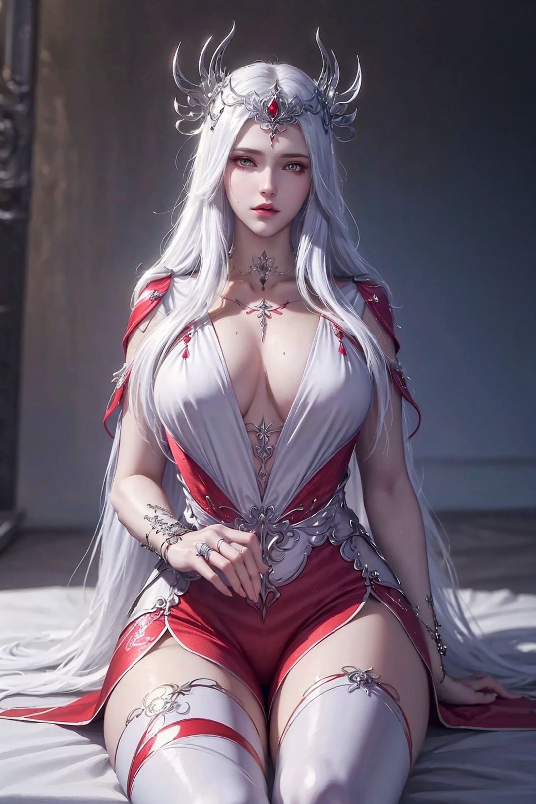《[AI繪畫]國漫鬥羅大陸女主小舞.千仞雪.白沈香.胡列娜.波賽西.朱竹清.寧榮榮.阿銀》漫画 第13話