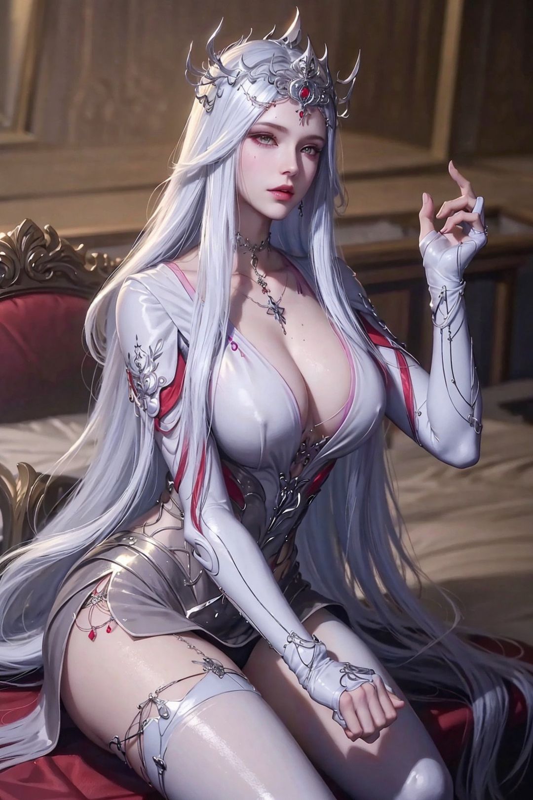 《[AI繪畫]國漫鬥羅大陸女主小舞.千仞雪.白沈香.胡列娜.波賽西.朱竹清.寧榮榮.阿銀》漫画 第13話