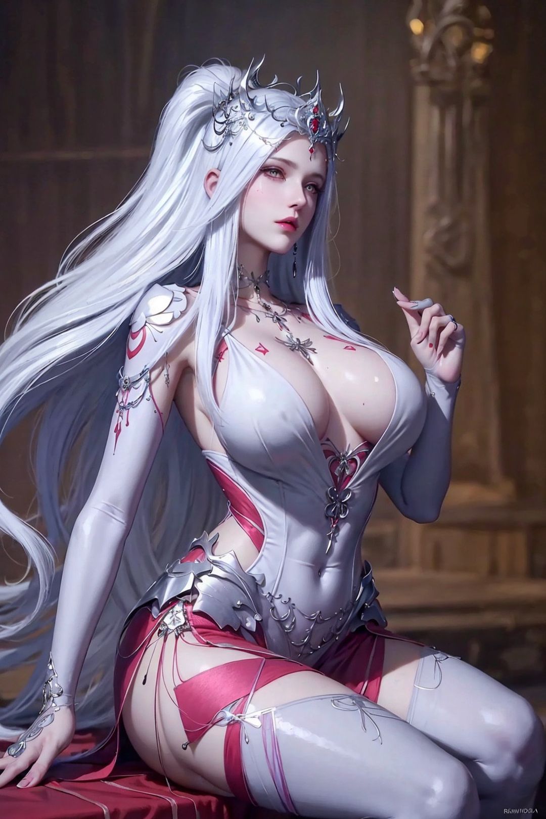 《[AI繪畫]國漫鬥羅大陸女主小舞.千仞雪.白沈香.胡列娜.波賽西.朱竹清.寧榮榮.阿銀》漫画 第13話