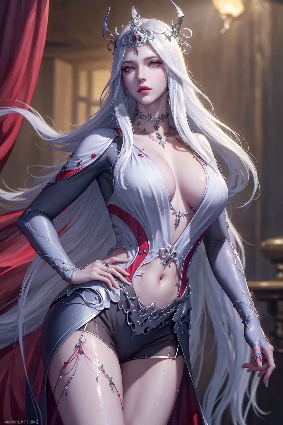 《[AI繪畫]國漫鬥羅大陸女主小舞.千仞雪.白沈香.胡列娜.波賽西.朱竹清.寧榮榮.阿銀》漫画 第13話