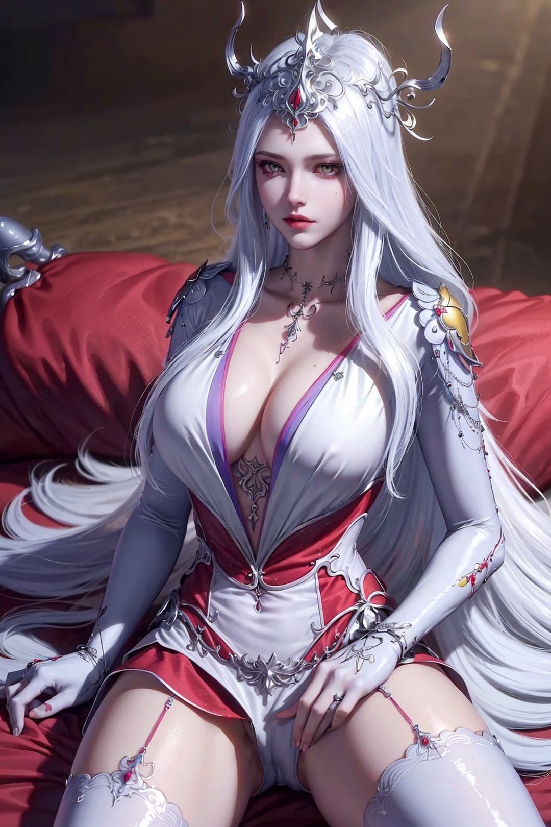 《[AI繪畫]國漫鬥羅大陸女主小舞.千仞雪.白沈香.胡列娜.波賽西.朱竹清.寧榮榮.阿銀》漫画 第13話
