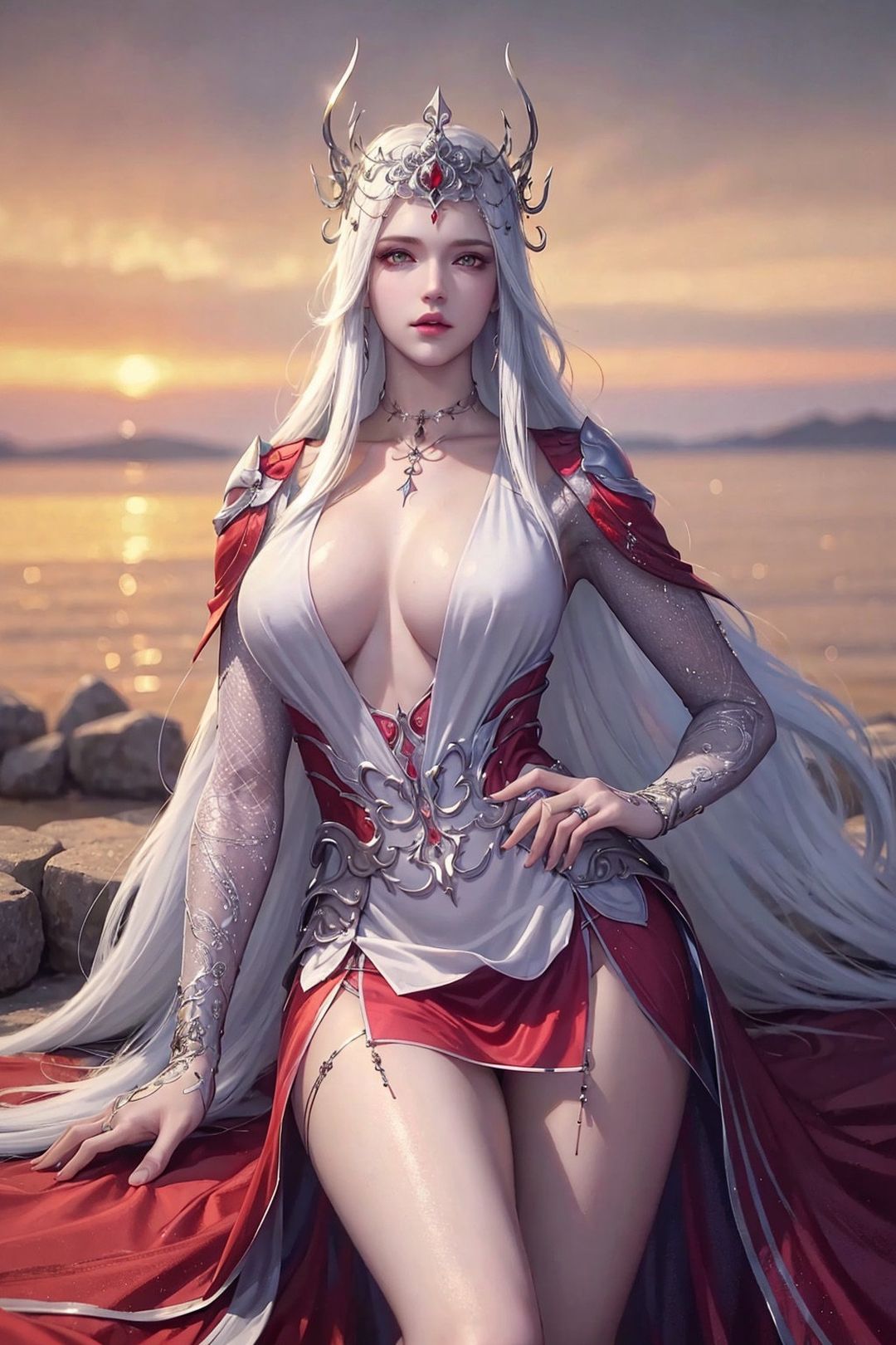 《[AI繪畫]國漫鬥羅大陸女主小舞.千仞雪.白沈香.胡列娜.波賽西.朱竹清.寧榮榮.阿銀》漫画 第13話