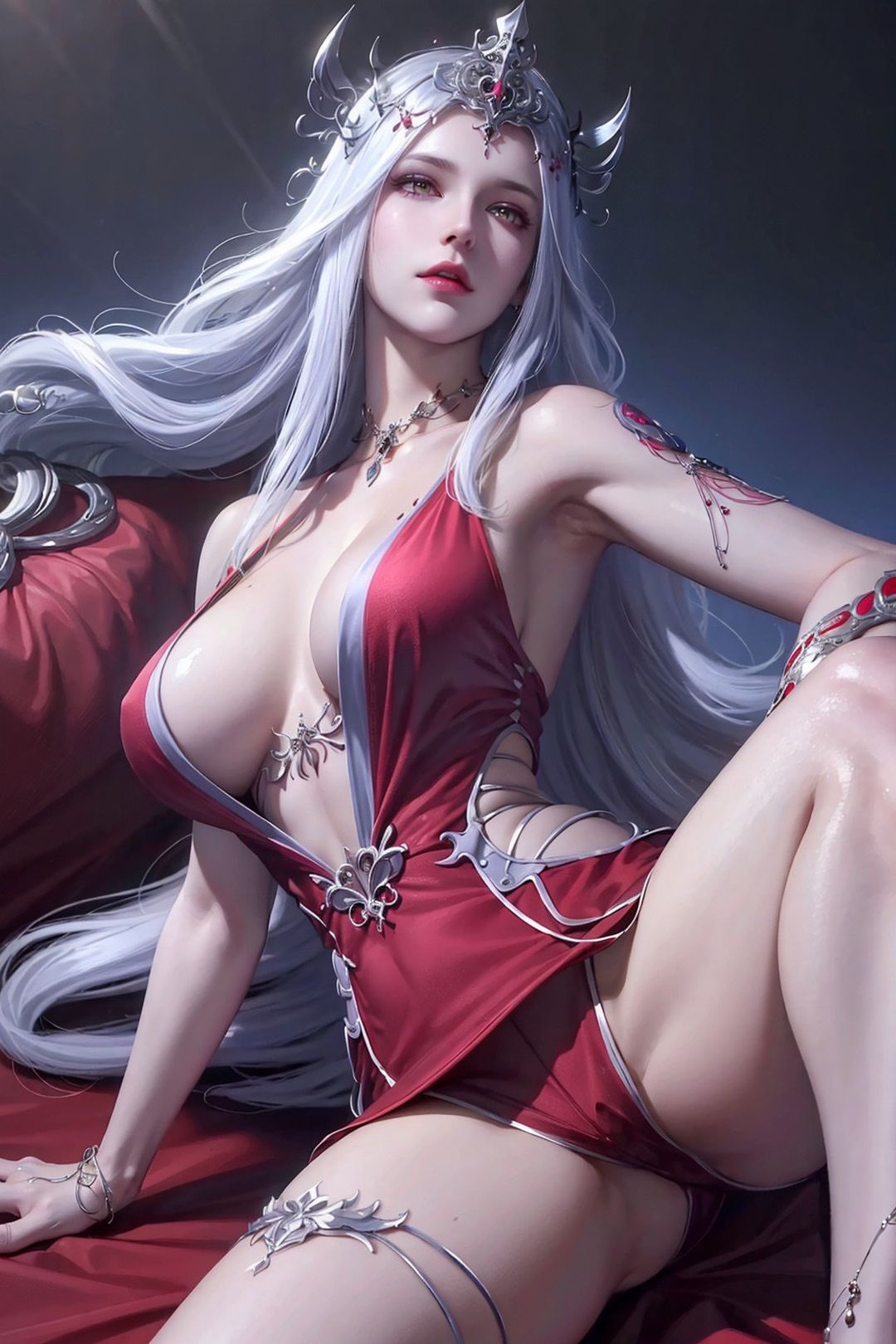 《[AI繪畫]國漫鬥羅大陸女主小舞.千仞雪.白沈香.胡列娜.波賽西.朱竹清.寧榮榮.阿銀》漫画 第13話