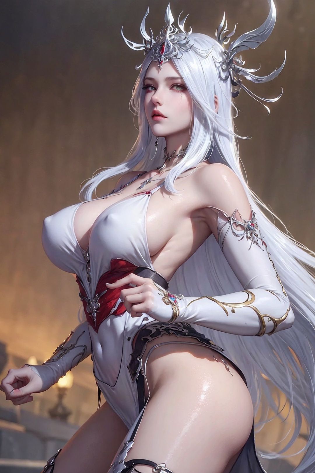 《[AI繪畫]國漫鬥羅大陸女主小舞.千仞雪.白沈香.胡列娜.波賽西.朱竹清.寧榮榮.阿銀》漫画 第13話