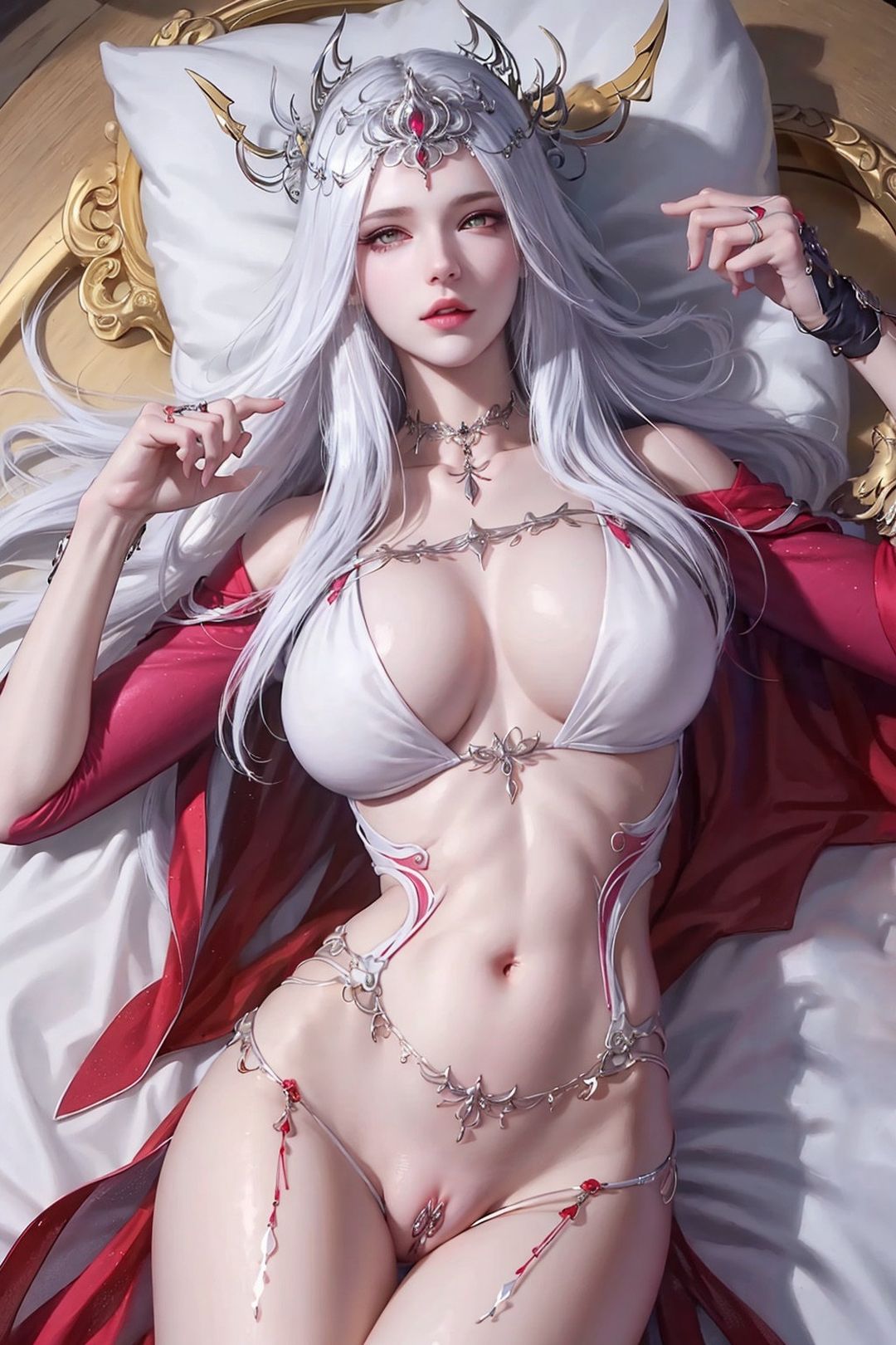 《[AI繪畫]國漫鬥羅大陸女主小舞.千仞雪.白沈香.胡列娜.波賽西.朱竹清.寧榮榮.阿銀》漫画 第14話