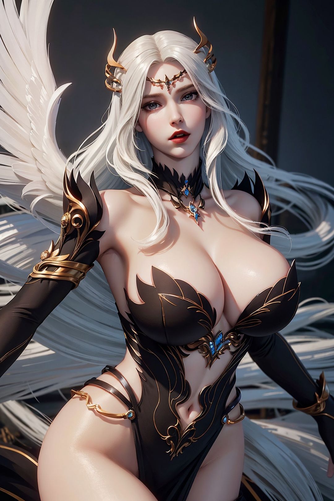 《[AI繪畫]國漫鬥羅大陸女主小舞.千仞雪.白沈香.胡列娜.波賽西.朱竹清.寧榮榮.阿銀》漫画 第07話