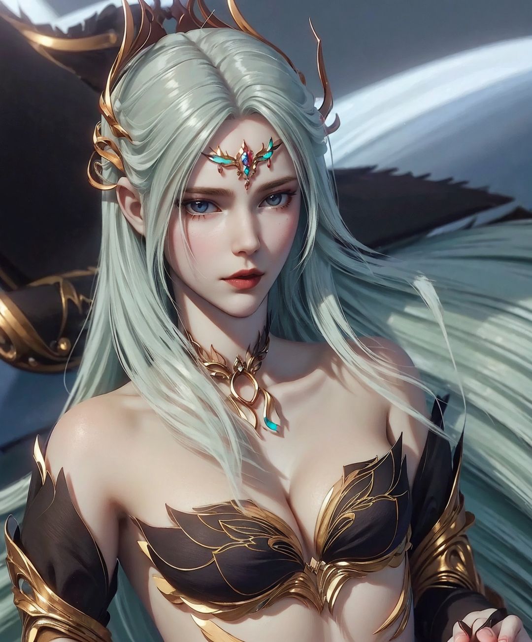 《[AI繪畫]國漫鬥羅大陸女主小舞.千仞雪.白沈香.胡列娜.波賽西.朱竹清.寧榮榮.阿銀》漫画 第07話