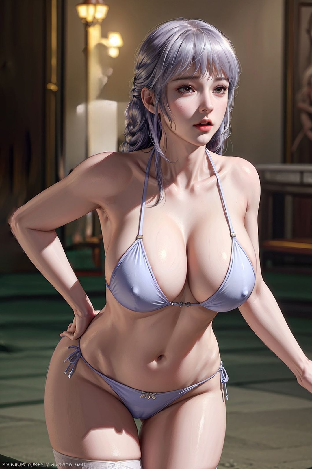《[AI繪畫]國漫鬥羅大陸女主小舞.千仞雪.白沈香.胡列娜.波賽西.朱竹清.寧榮榮.阿銀》漫画 第08話