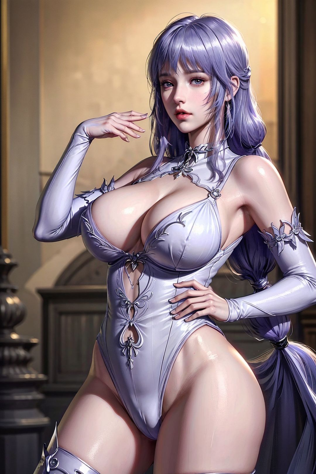 《[AI繪畫]國漫鬥羅大陸女主小舞.千仞雪.白沈香.胡列娜.波賽西.朱竹清.寧榮榮.阿銀》漫画 第08話