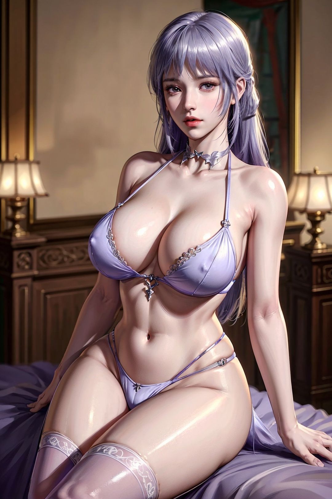《[AI繪畫]國漫鬥羅大陸女主小舞.千仞雪.白沈香.胡列娜.波賽西.朱竹清.寧榮榮.阿銀》漫画 第08話