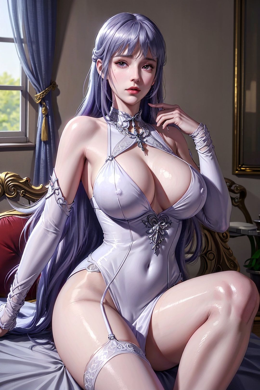 《[AI繪畫]國漫鬥羅大陸女主小舞.千仞雪.白沈香.胡列娜.波賽西.朱竹清.寧榮榮.阿銀》漫画 第08話