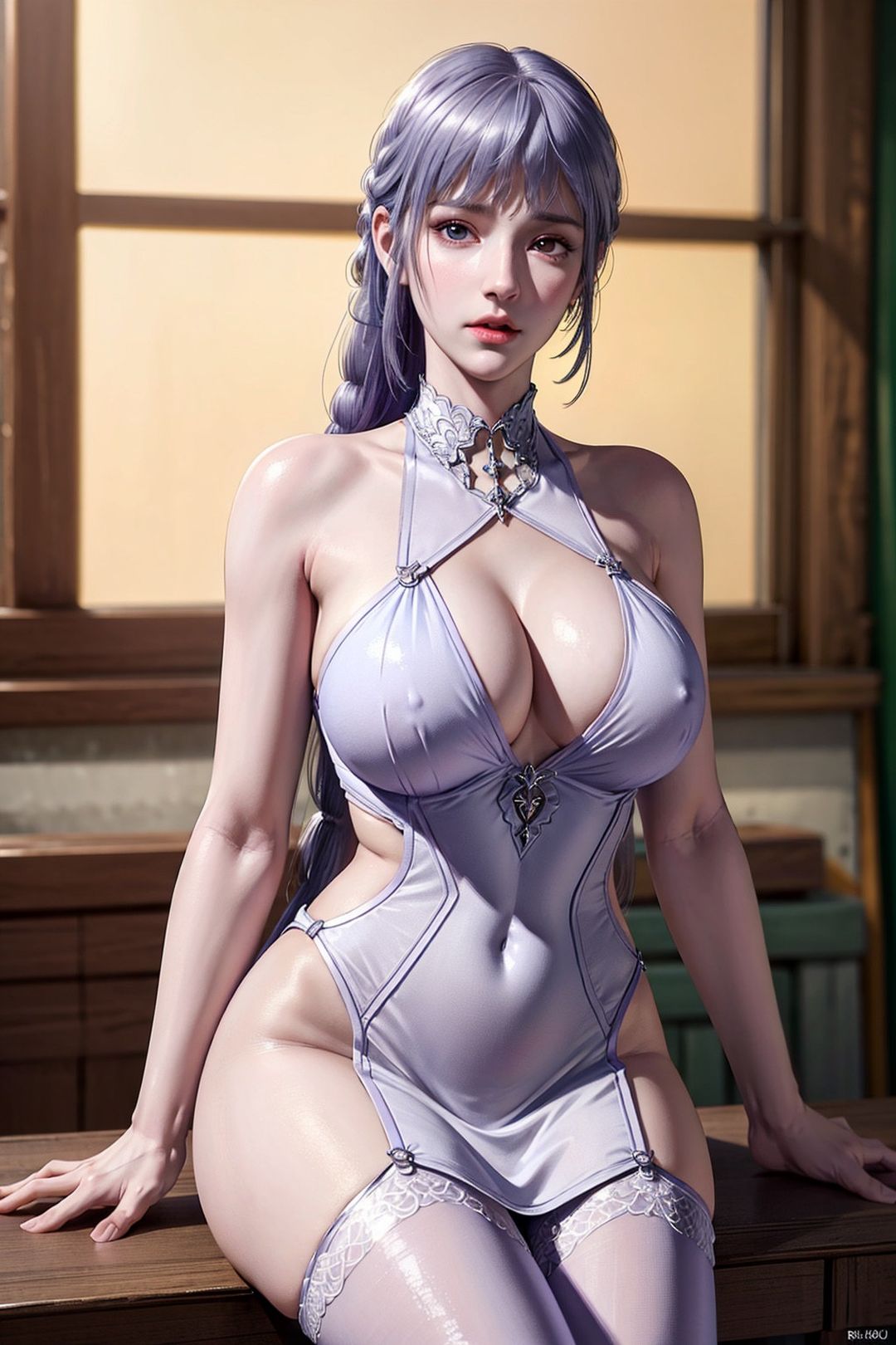 《[AI繪畫]國漫鬥羅大陸女主小舞.千仞雪.白沈香.胡列娜.波賽西.朱竹清.寧榮榮.阿銀》漫画 第09話