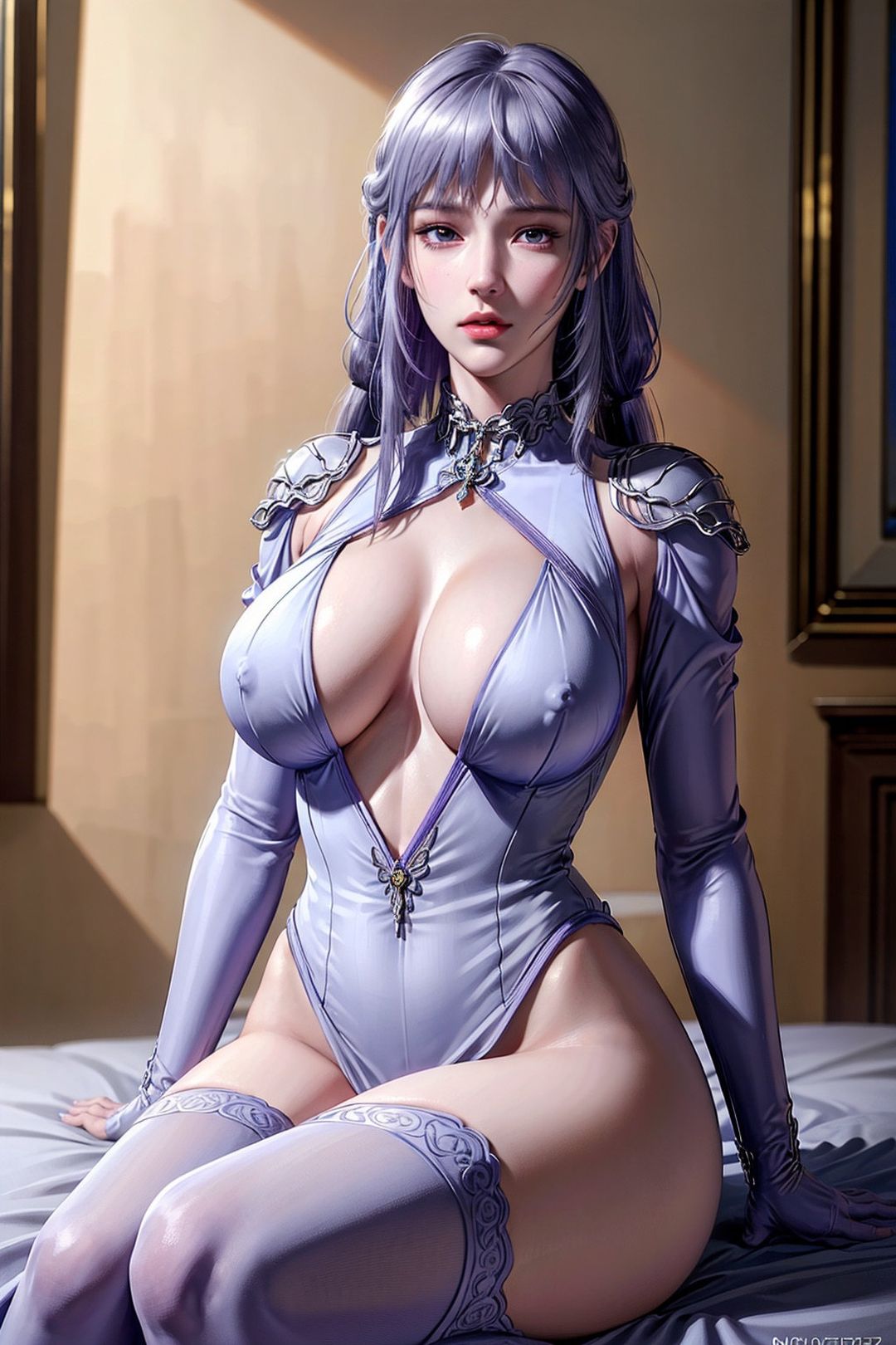 《[AI繪畫]國漫鬥羅大陸女主小舞.千仞雪.白沈香.胡列娜.波賽西.朱竹清.寧榮榮.阿銀》漫画 第09話